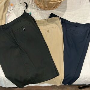 3 pair Nike Golf Dri Fit Shorts Men's Black navy & khaki Size‎ M 34
